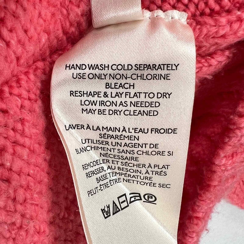 FREE PEOPLE Sweater Womens Small Pink Brookside Tunic Pullover Oversized Slouchy - Picture 12 of 16